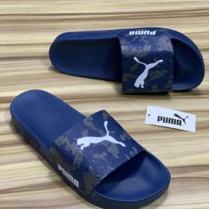 Claquettes Puma Camo Marine - Confort et Style Décontracté