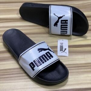 Claquettes Puma Classiques Noir & Blanc - Confort et Style